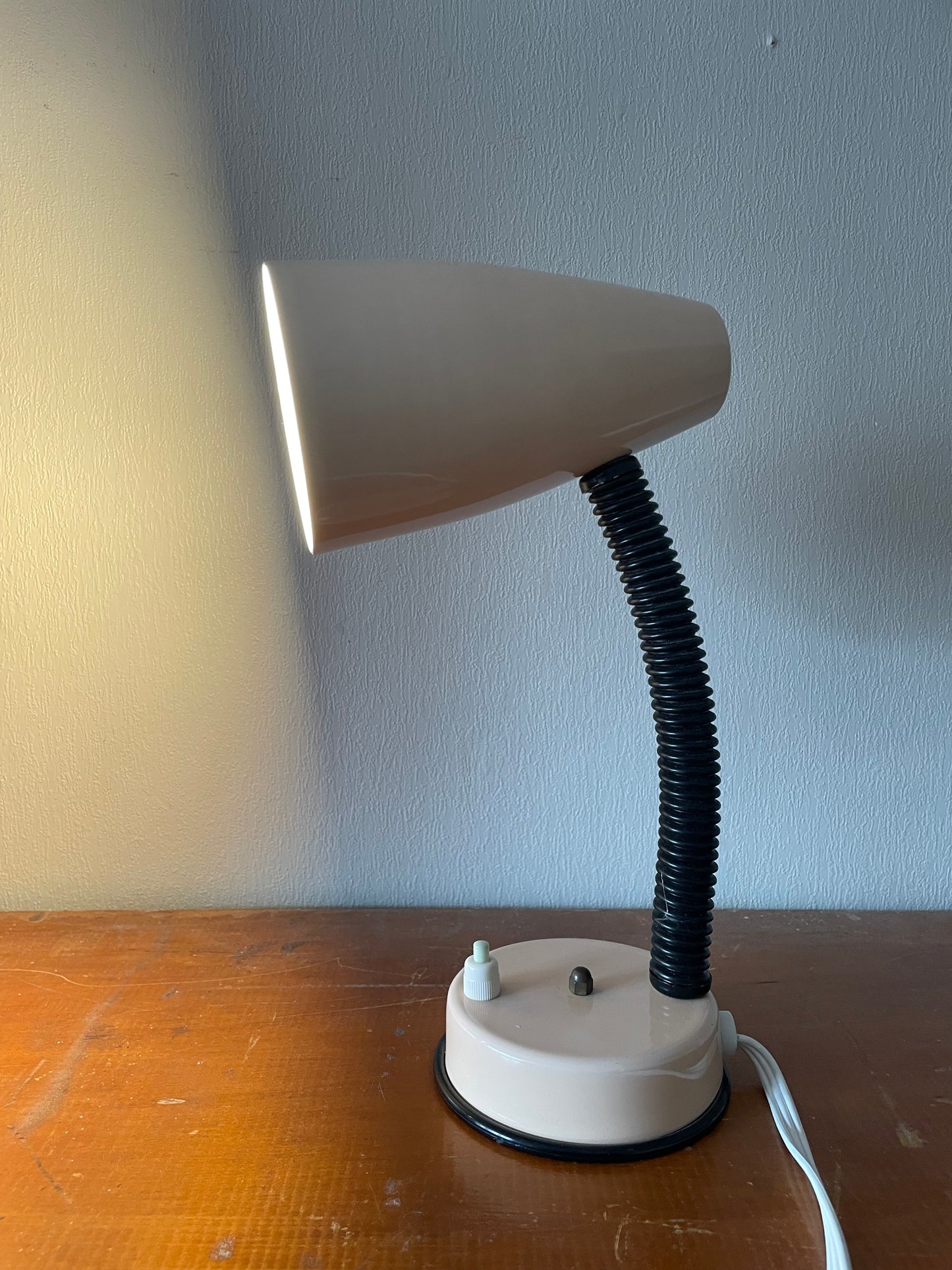 Mid Century Metal Gooseneck Lamp made in NZ