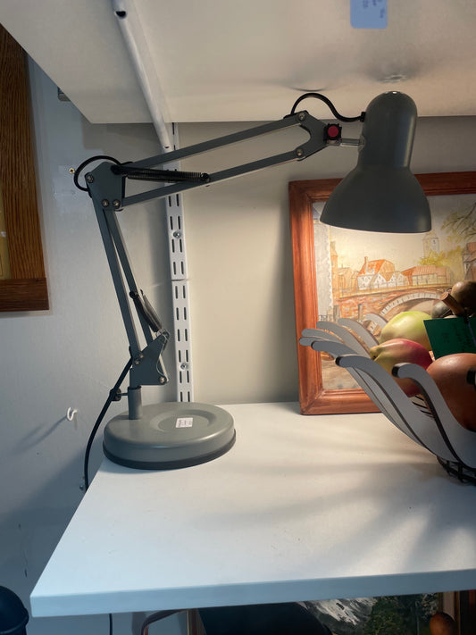 Grey Stylux Desk Lamp