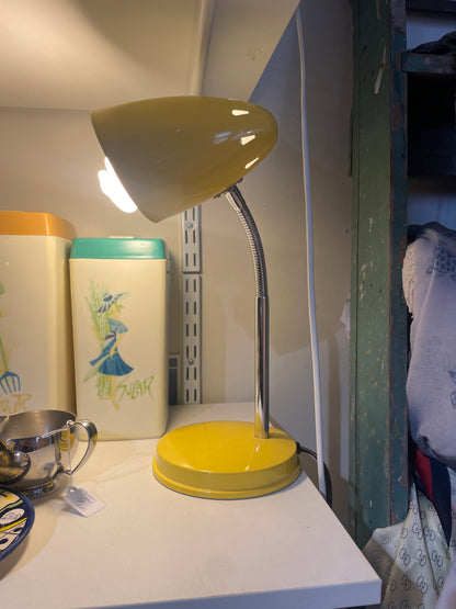 Yellow Gooseneck Lamp