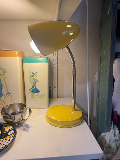 Yellow Gooseneck Lamp