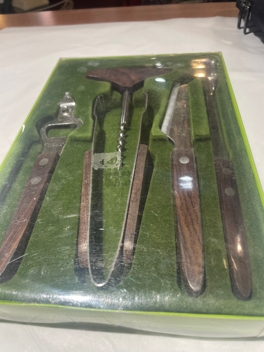 Complete Vintage Boxed Bar Set