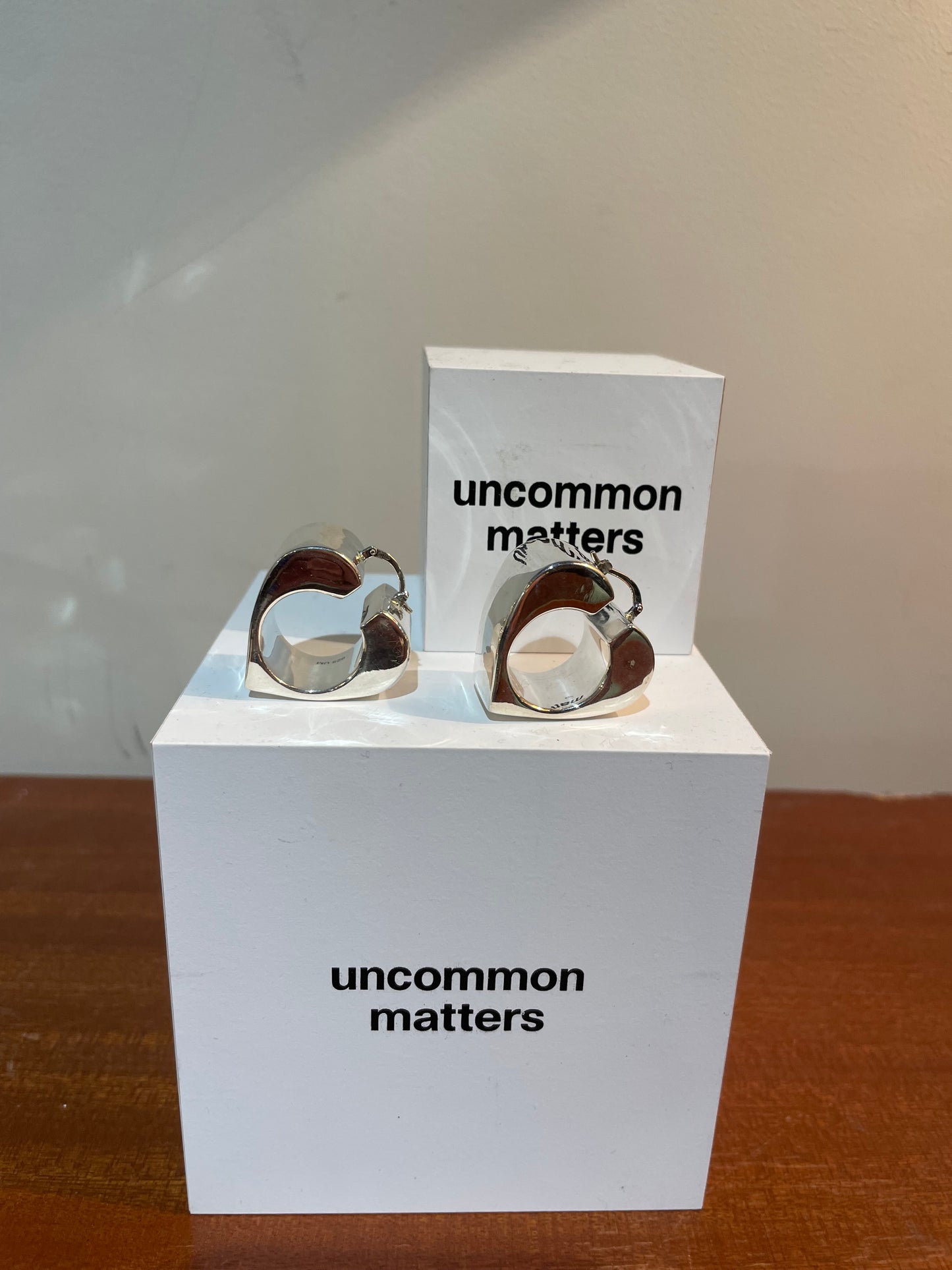 Vertex Earrings in Sterling Silver by Uncommon Matters