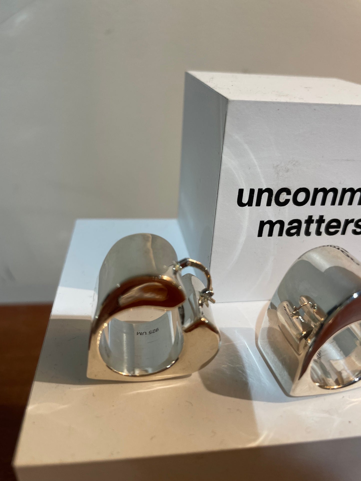 Vertex Earrings in Sterling Silver by Uncommon Matters