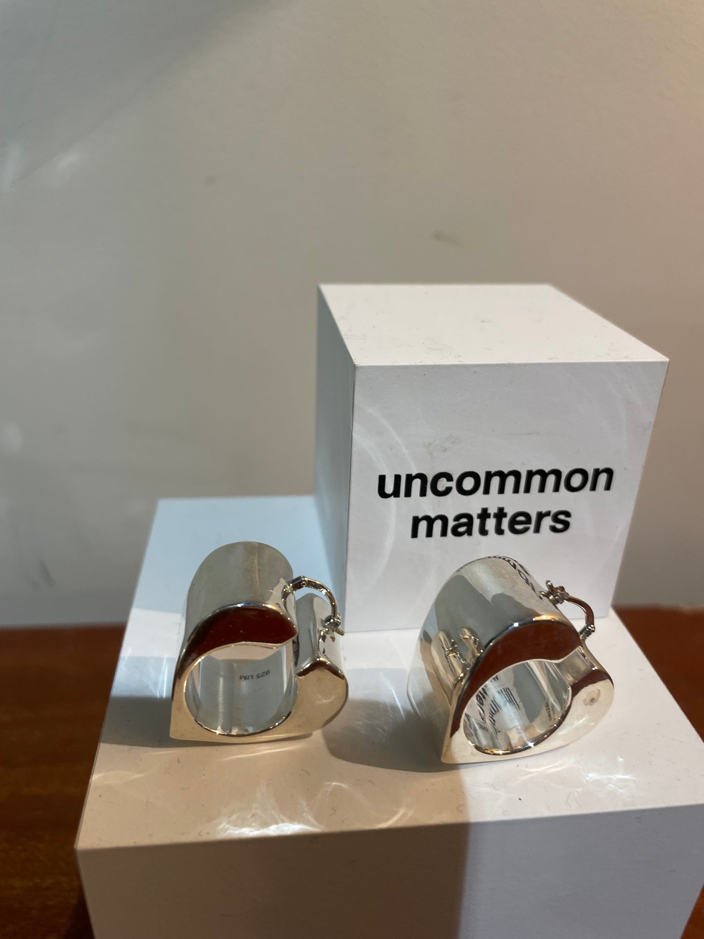 Vertex Earrings in Sterling Silver by Uncommon Matters