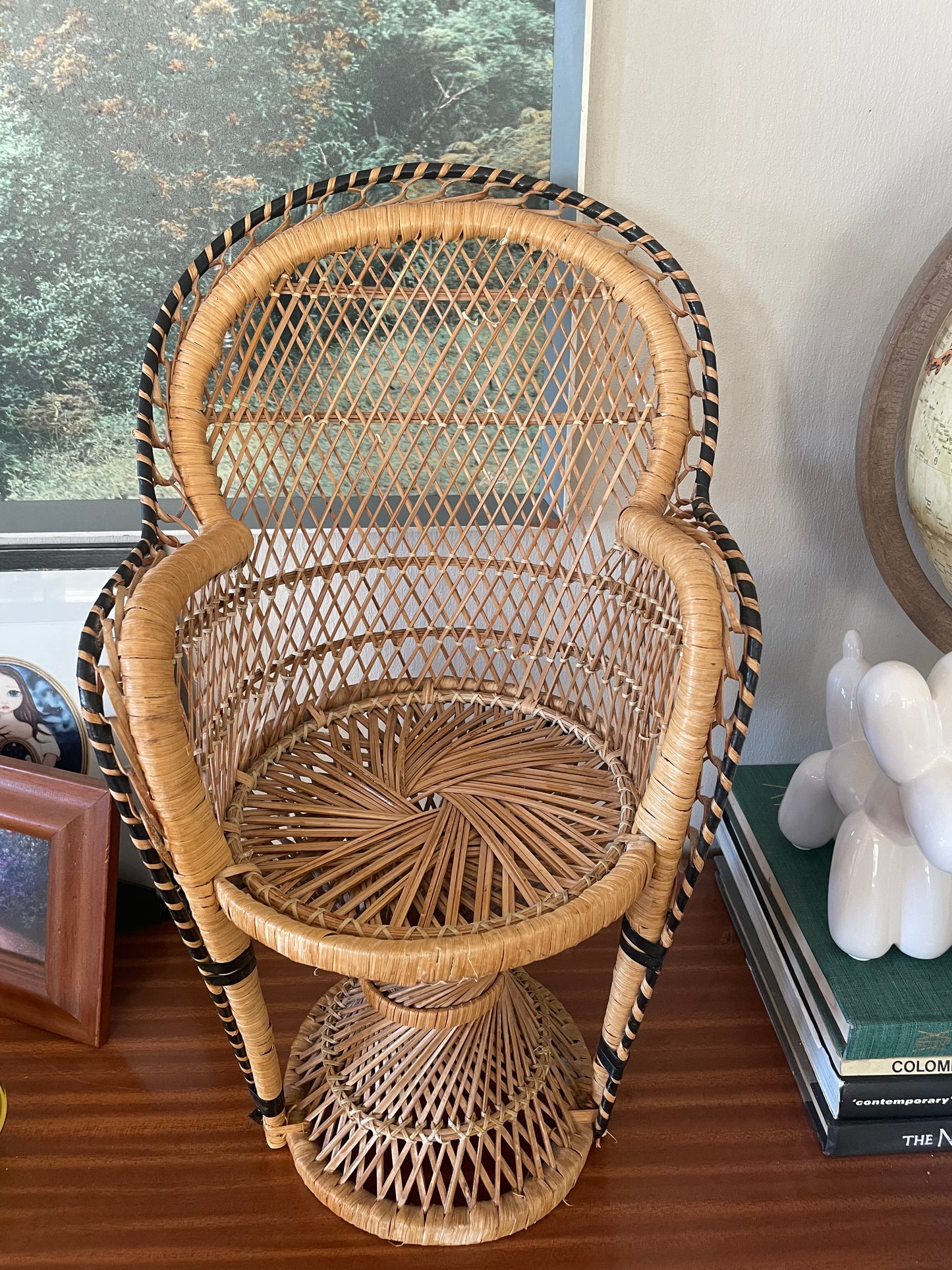 Cane and Rattan Childs Chair