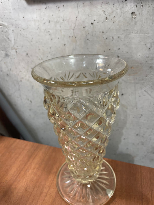 Vintage Cut Glass Vase