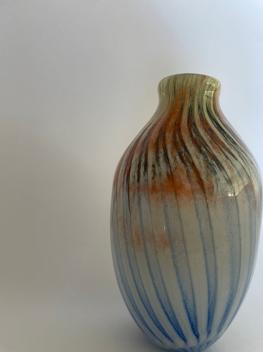 NZ Signed Art Glass Vase