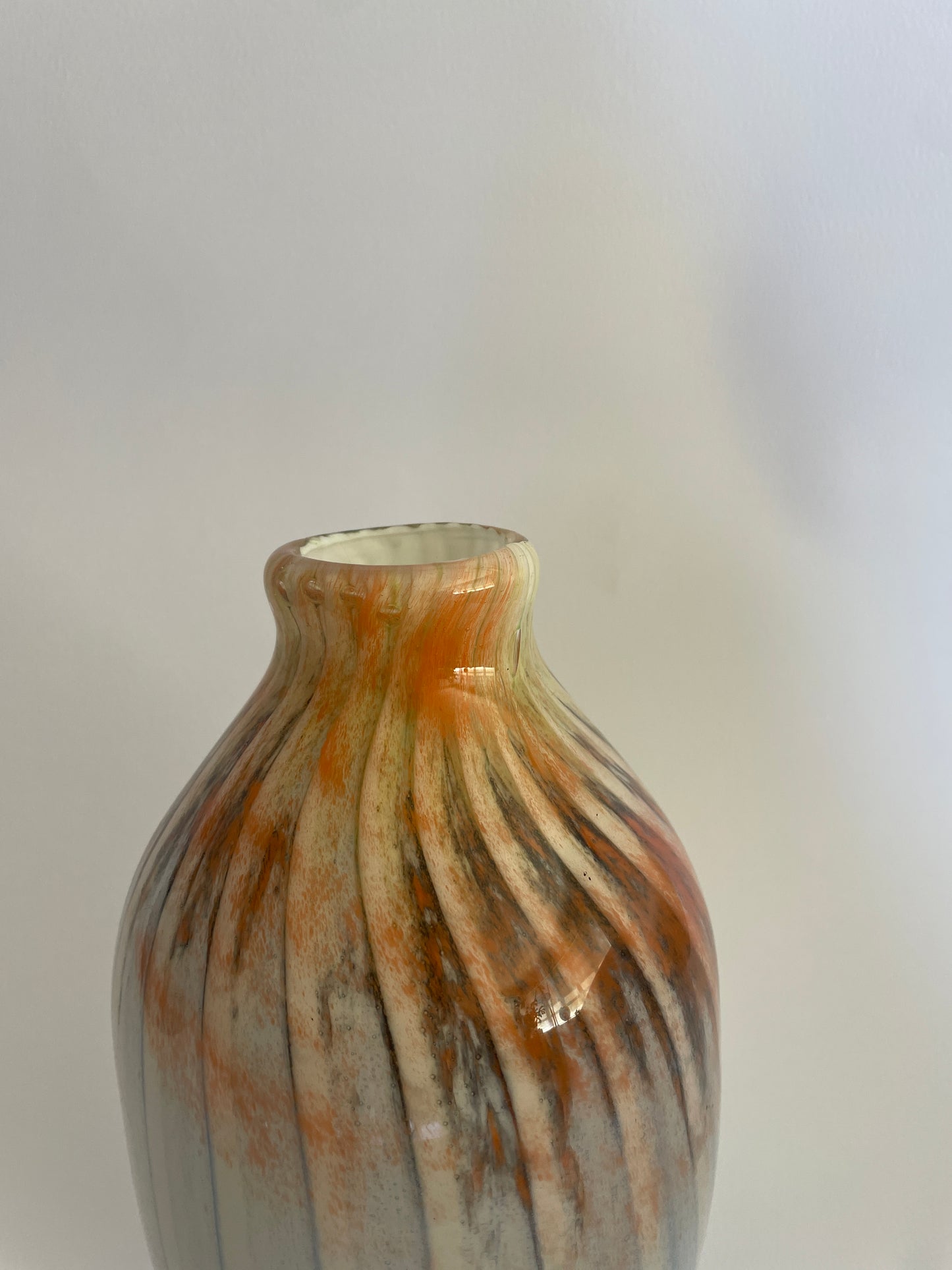 NZ Signed Art Glass Vase